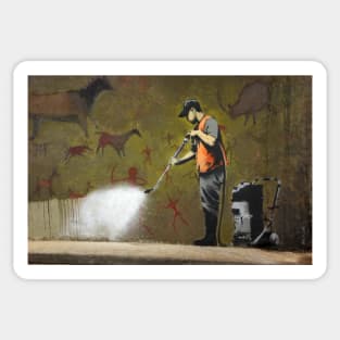 Banksy Graffiti Removal Art Sticker